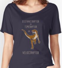 Velociraptor = Distanceraptor / Timeraptor Women's Relaxed Fit T-Shirt