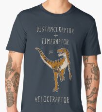 Velociraptor = Distanceraptor / Timeraptor Men's Premium T-Shirt