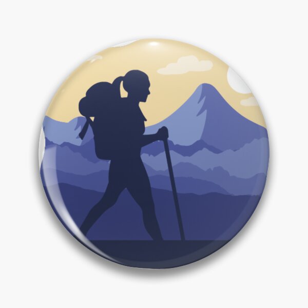 Item preview, Hiker girl in the wild designed and sold by halhashmi.