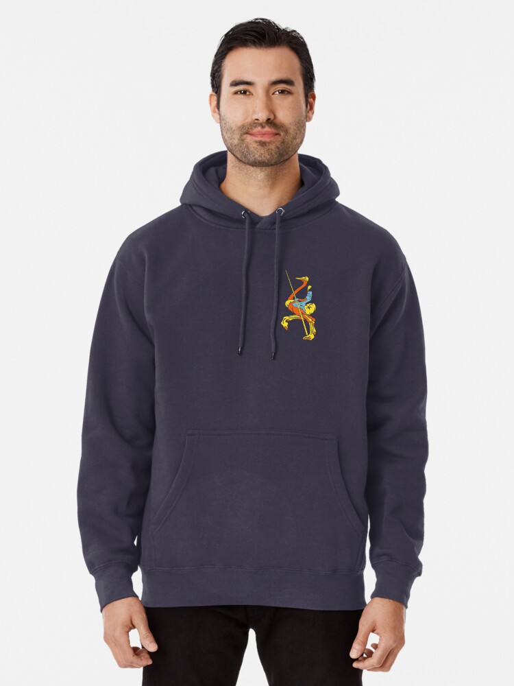 grey polo pullover hoodie