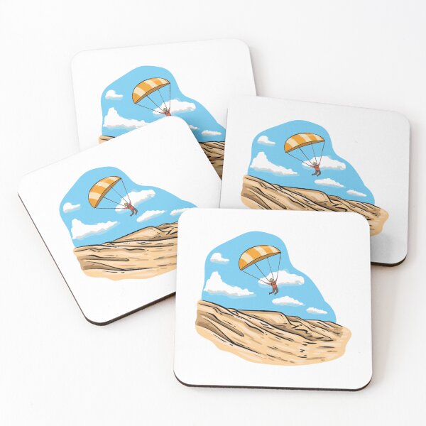 Item preview, Paragliding over the desert designed and sold by halhashmi.