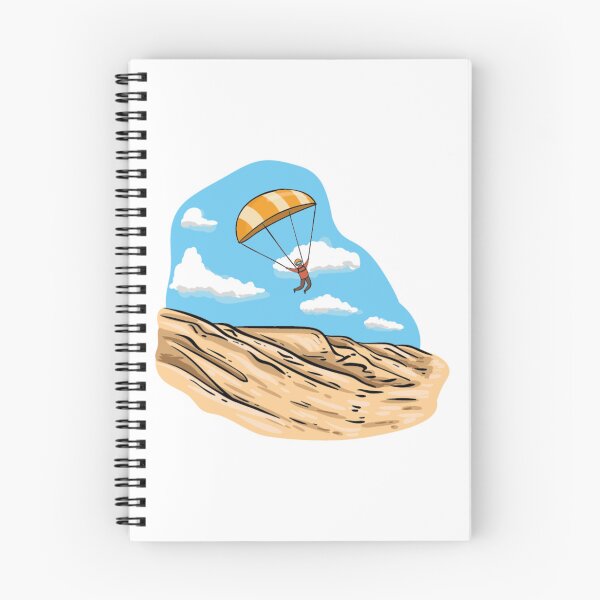 Item preview, Paragliding over the desert designed and sold by halhashmi.