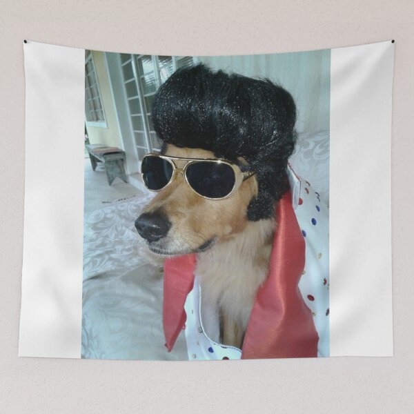 Item preview, Elvis dog meme designed and sold by The Lone  vendor.
