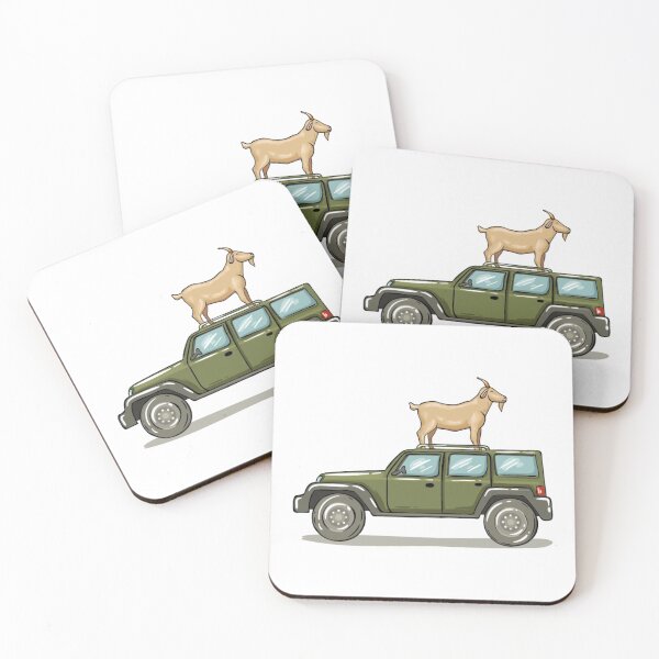 Item preview, Goat on car designed and sold by halhashmi.