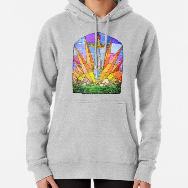 The Stained Glass Unquiet Sword Pullover Hoodie
