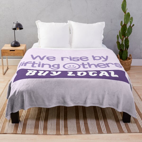 Item preview, We Rise By Lifting Others, Buy Local Typography  designed and sold by bolimj.