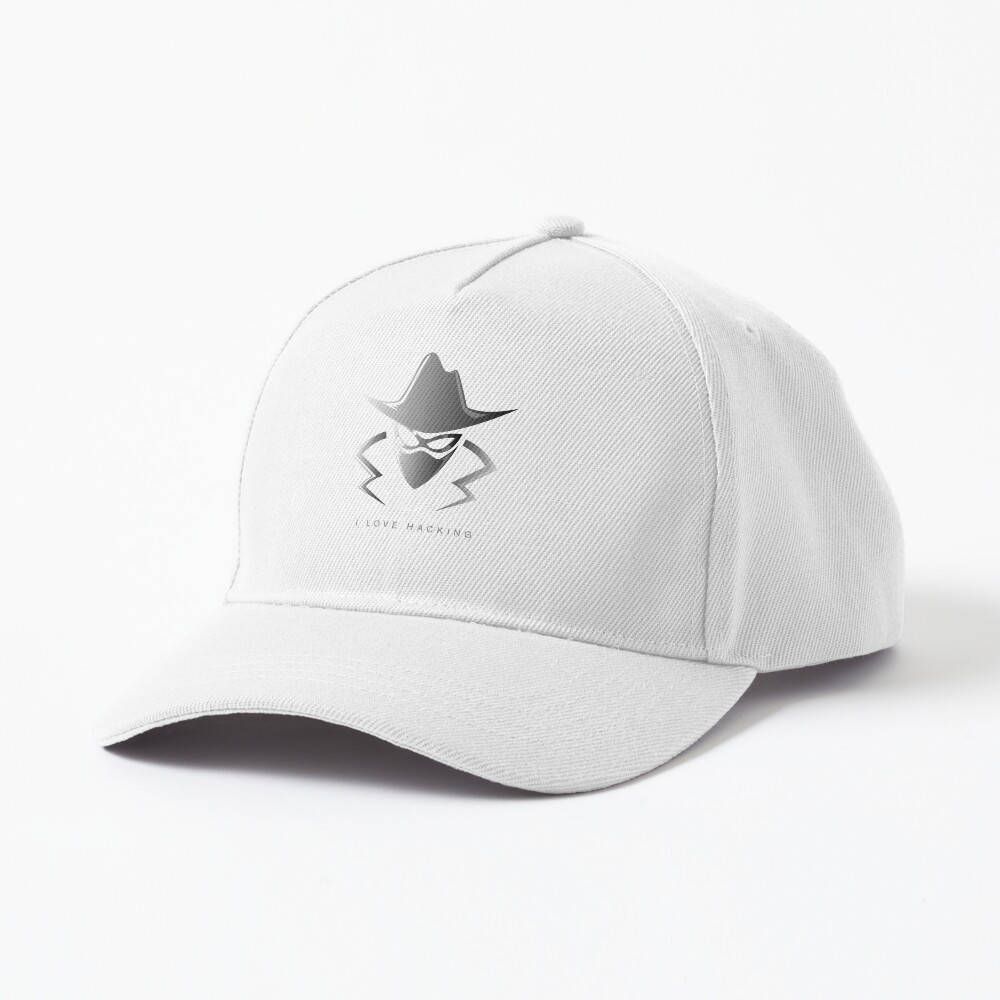 I Love Hacking Baseball Cap - programmer humor design by HackerLooks