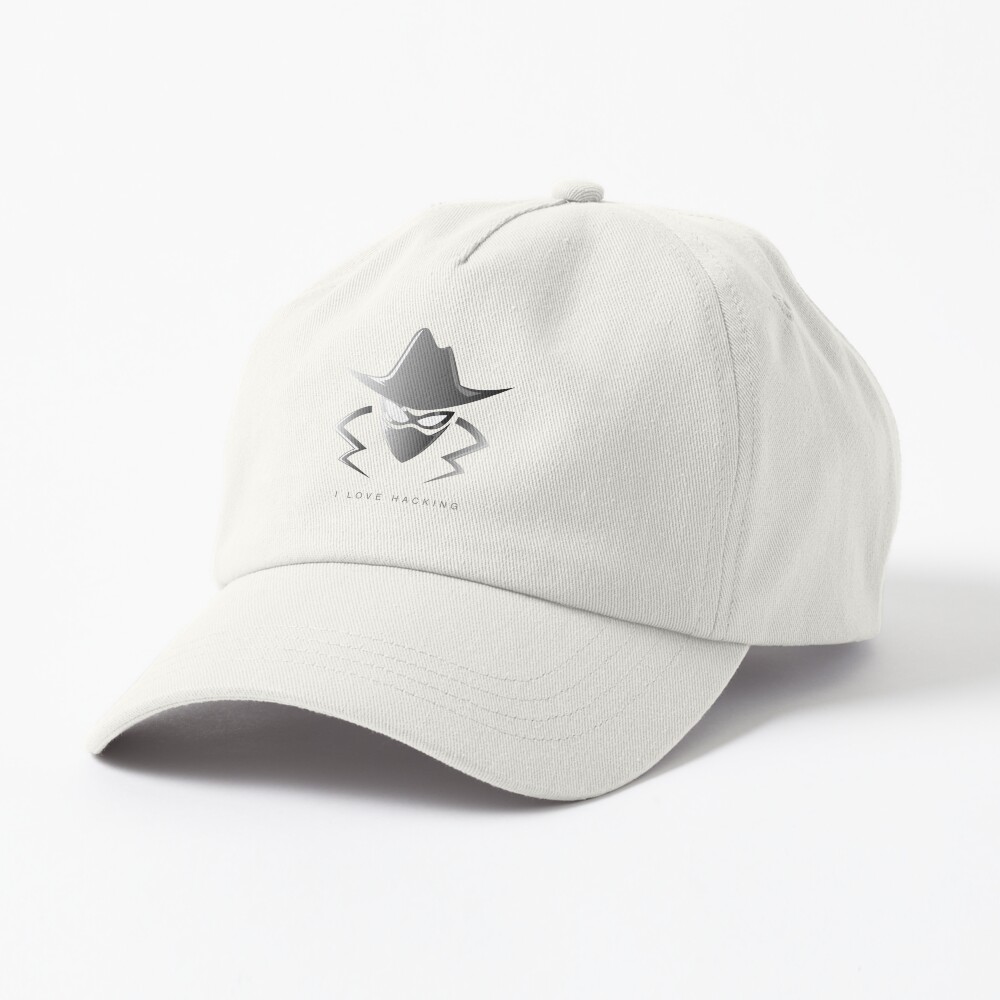 I Love Hacking Dad Hat - programmer humor design by HackerLooks