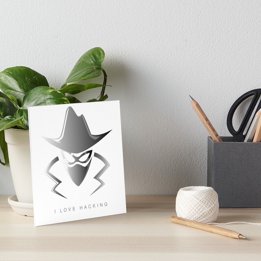 I Love Hacking Art Board Print - programmer humor design by HackerLooks