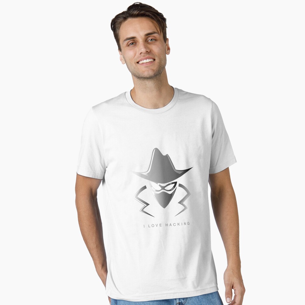 I Love Hacking Essential T-Shirt - programmer humor design by HackerLooks