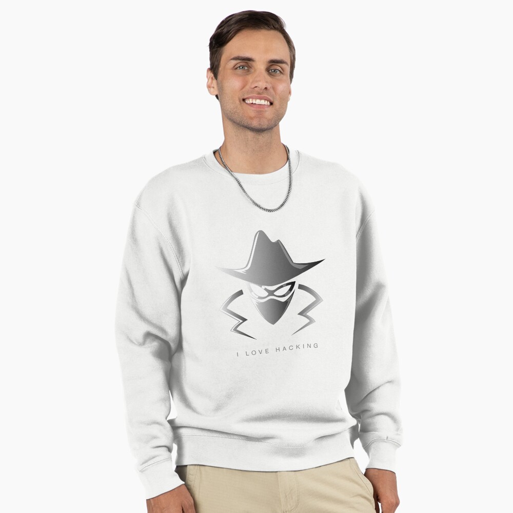 I Love Hacking Pullover Sweatshirt - programmer humor design by HackerLooks