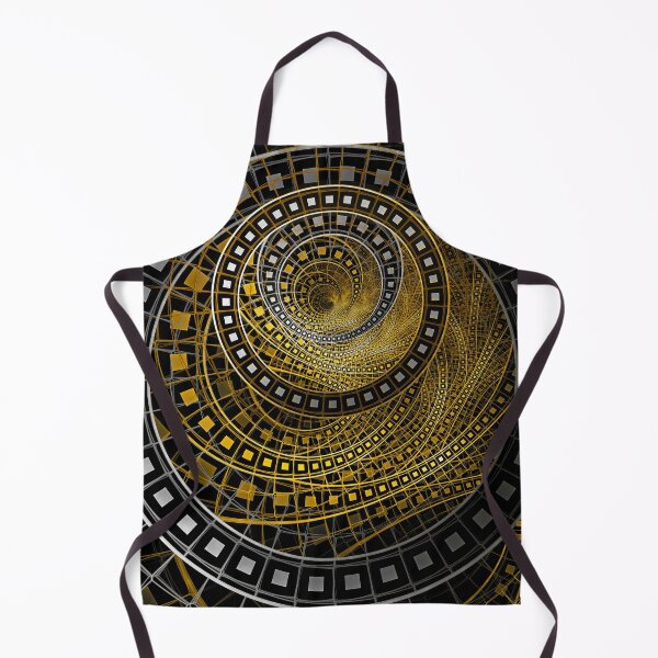 Item preview, Golden Film Strips in Nested Fractal Circles for LUX VOIR designed and sold by San Jaya Prime.