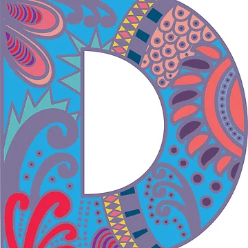Artwork thumbnail, D Monogram by HarrisonDesign