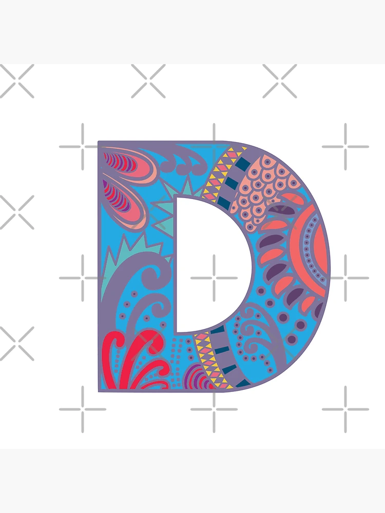 Thumbnail 4 of 4, Clock, D Monogram designed and sold by HarrisonDesign.