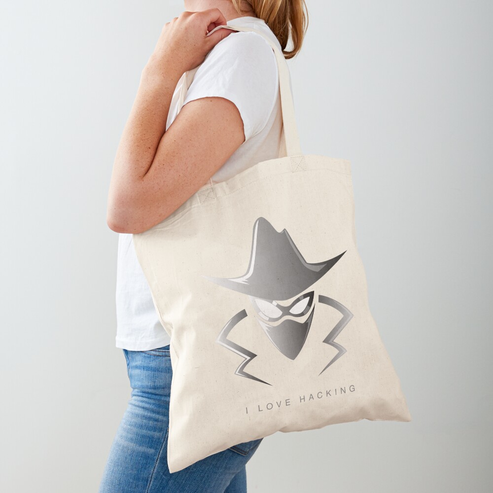 I Love Hacking Cotton Tote Bag - programmer humor design by HackerLooks