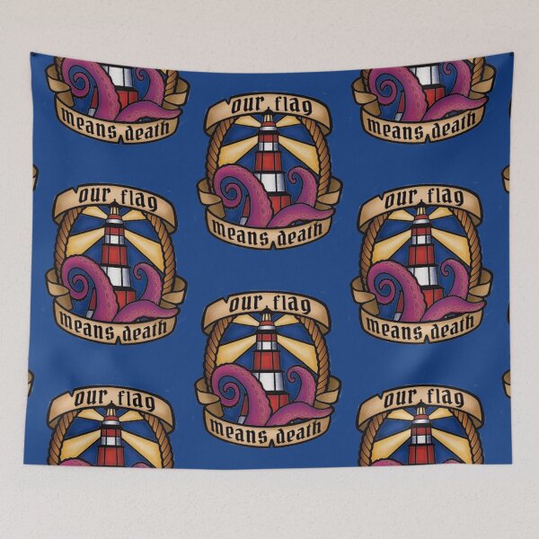 Item preview, Lighthouse & Kraken - Our Flag Means Death designed and sold by marina-art.