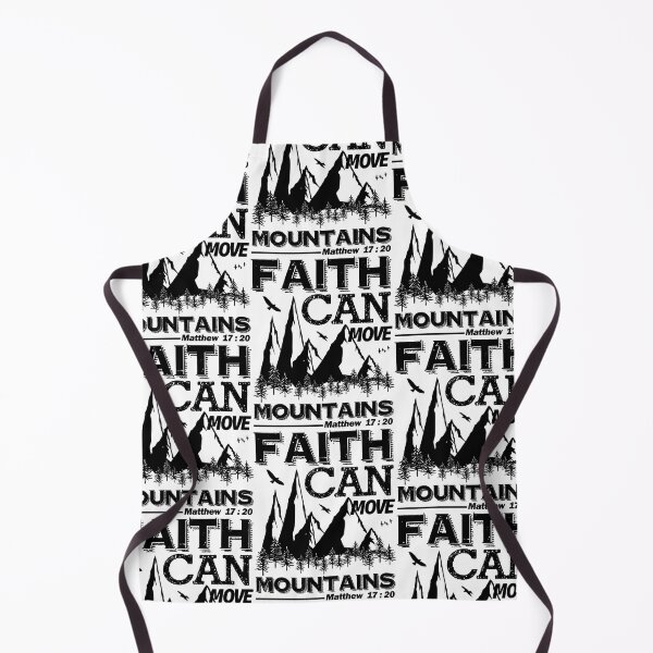 Item preview, Christian Quote - Bible Verse - Faith Can Move Mountains designed and sold by MyArt23.