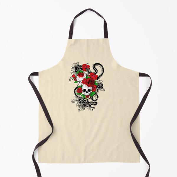 Item preview, Skulls with Flowers and Snake designed and sold by Gothic Fantasy.