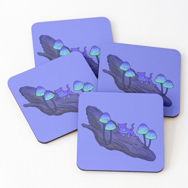 Item preview, Glowing Mushrooms designed and sold by klaidelic.