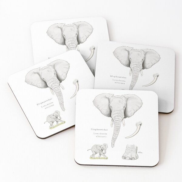 Item preview, Elephant: scientific illustration designed and sold by mangui.