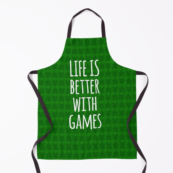 Item preview, Life is Better with Games All Green Meeples Pattern - Perfect for Board Game Lovers designed and sold by BeamGeeks.