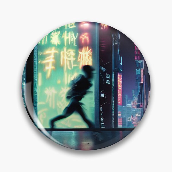 Item preview, Cyberpunk Ghost in the shell Japan Neon Lights Anime Atmospheric designed and sold by stevenxcheung.