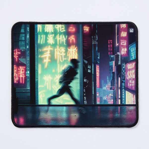 Item preview, Cyberpunk Ghost in the shell Japan Neon Lights Anime Atmospheric designed and sold by stevenxcheung.