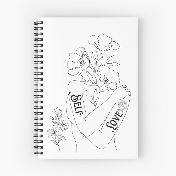 Item preview, Self Love line Woman Flower art  designed and sold by Victornewyork.