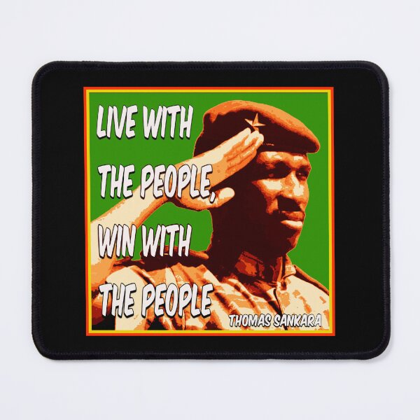 Item preview, Thomas Sankara Live With The People Win With The People designed and sold by Tony Cisse.