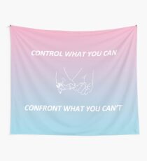 Tela decorativa Controle lo que puede / puede enfrentar lo que no puede