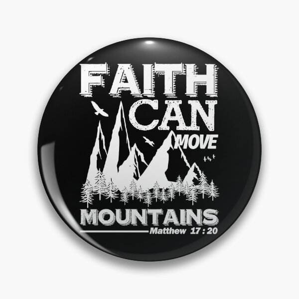 Item preview, Christian Quote - Bible Verse - Faith Can Move Mountains designed and sold by MyArt23.