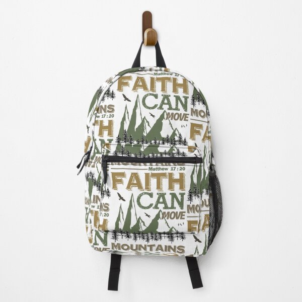 Item preview, Christian Quote - Bible Verse - Faith Can Move Mountains designed and sold by MyArt23.