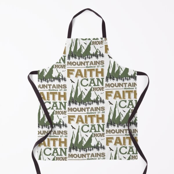 Item preview, Christian Quote - Bible Verse - Faith Can Move Mountains designed and sold by MyArt23.