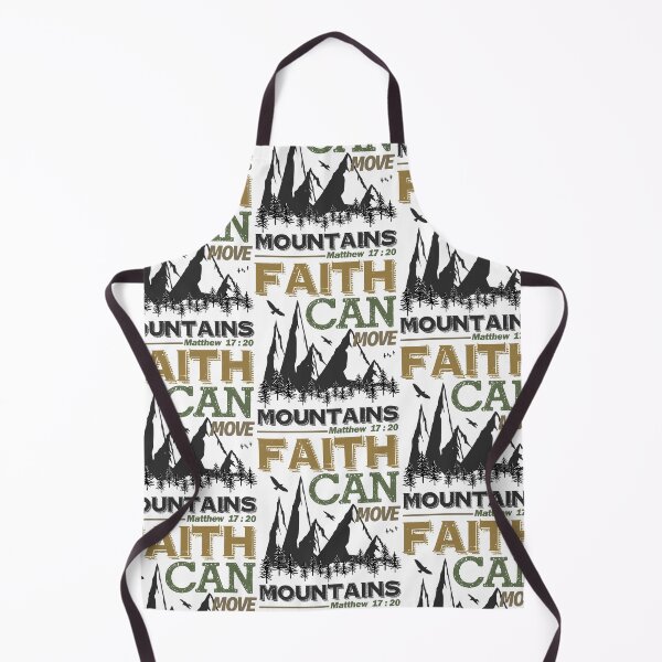 Item preview, Christian Quote - Bible Verse - Faith Can Move Mountains designed and sold by MyArt23.