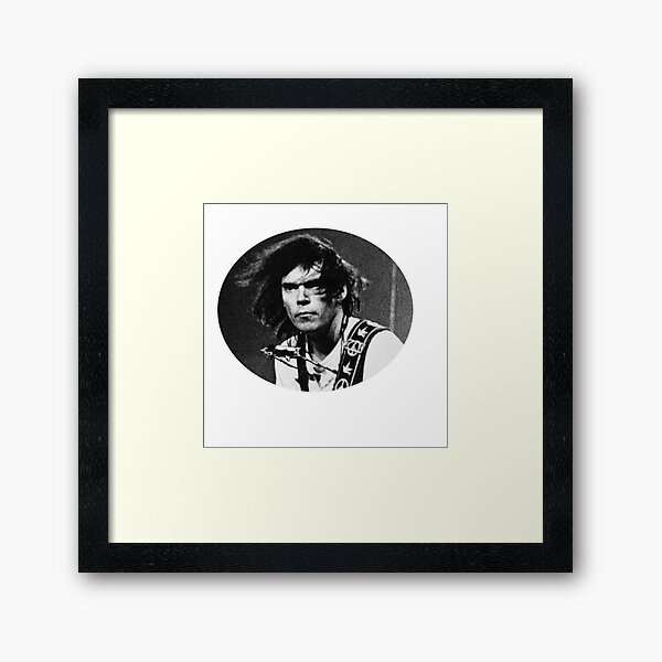 Harmonica Neil Framed Art Print