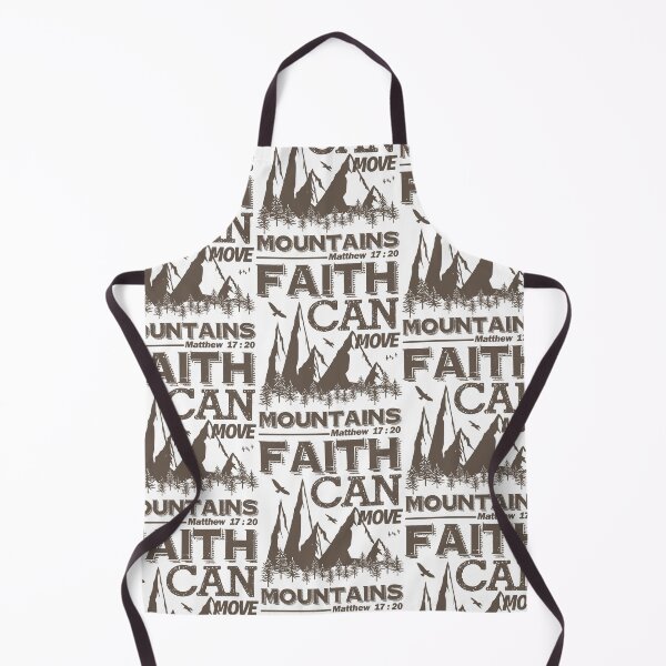 Item preview, Christian Quote - Bible Verse - Faith Can Move Mountains designed and sold by MyArt23.