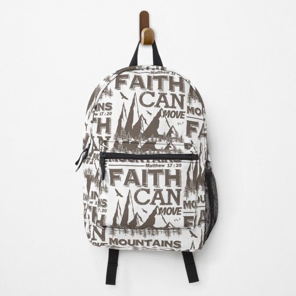 Item preview, Christian Quote - Bible Verse - Faith Can Move Mountains designed and sold by MyArt23.