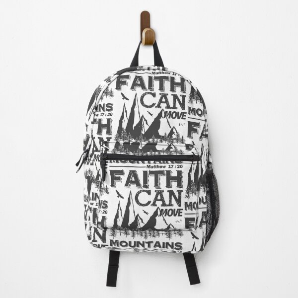 Item preview, Christian Quote - Bible Verse - Faith Can Move Mountains designed and sold by MyArt23.