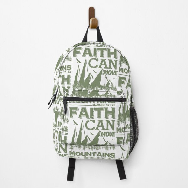 Item preview, Christian Quote - Bible Verse - Faith Can Move Mountains designed and sold by MyArt23.