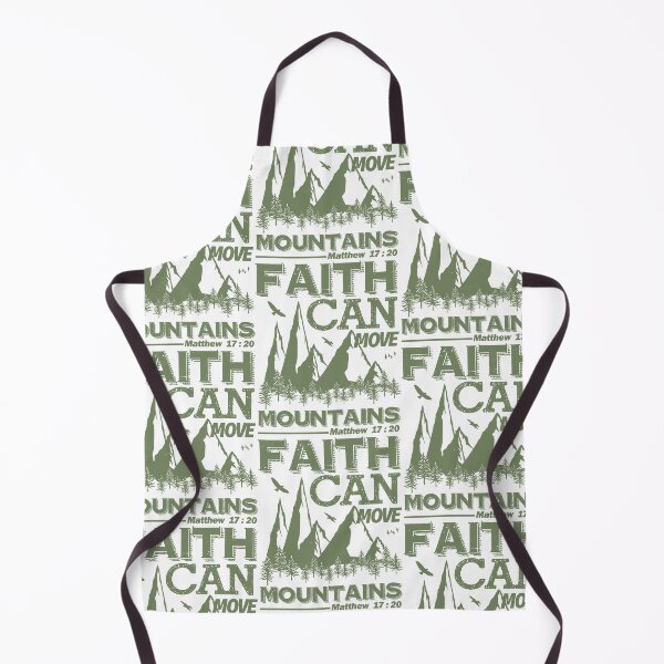 Item preview, Christian Quote - Bible Verse - Faith Can Move Mountains designed and sold by MyArt23.
