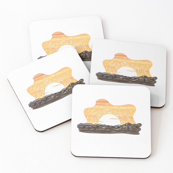 Item preview, Sunset over the mountains designed and sold by halhashmi.