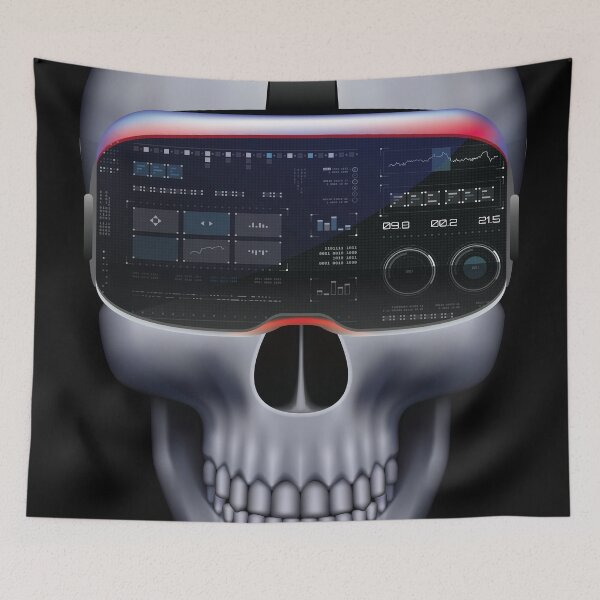 Item preview, VR Virtual Reality Human Skull Gamer designed and sold by CroDesign.