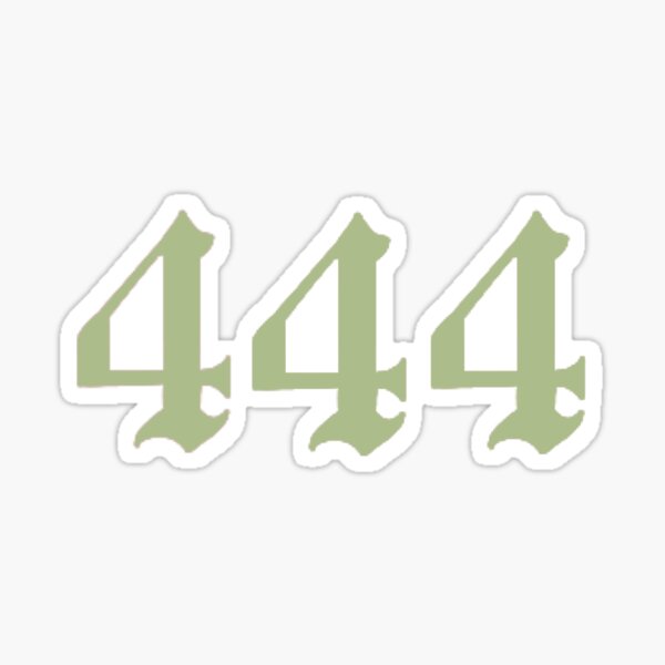 Item preview, 444 angel number - sage green designed and sold by whitneyconner.