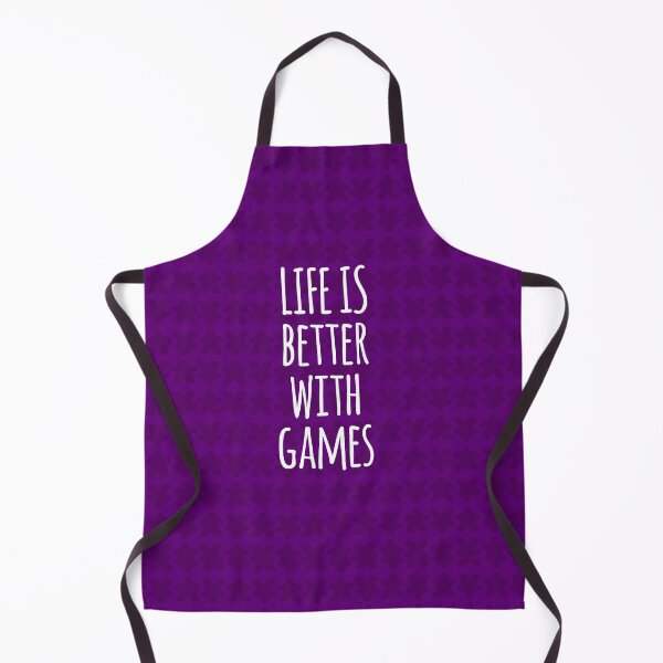 Item preview, Life is Better with Games All Purple Meeples Pattern - Perfect for Board Game Lovers designed and sold by BeamGeeks.