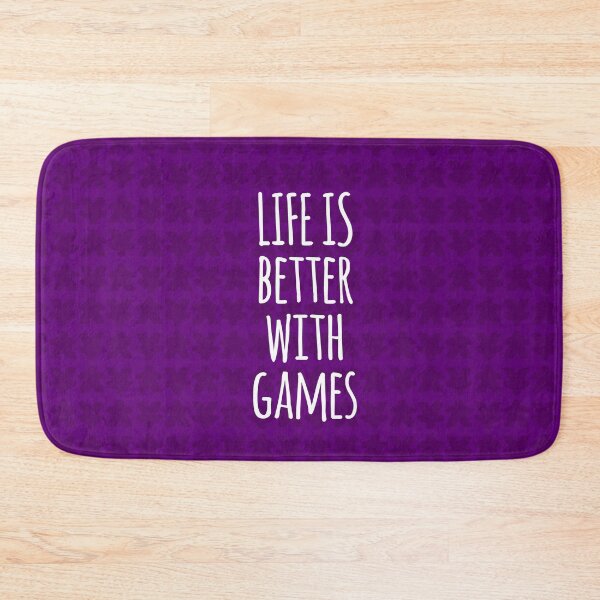 Item preview, Life is Better with Games All Purple Meeples Pattern - Perfect for Board Game Lovers designed and sold by BeamGeeks.