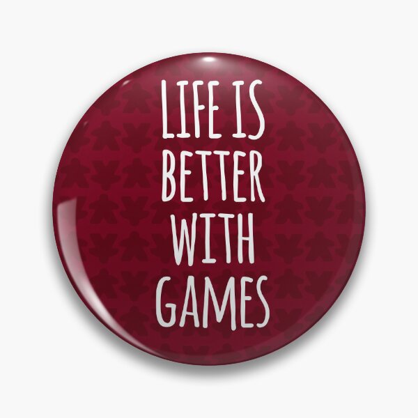 Item preview, Copy of Life is Better with Games All Red Meeples Pattern - Perfect for Board Game Lovers designed and sold by BeamGeeks.