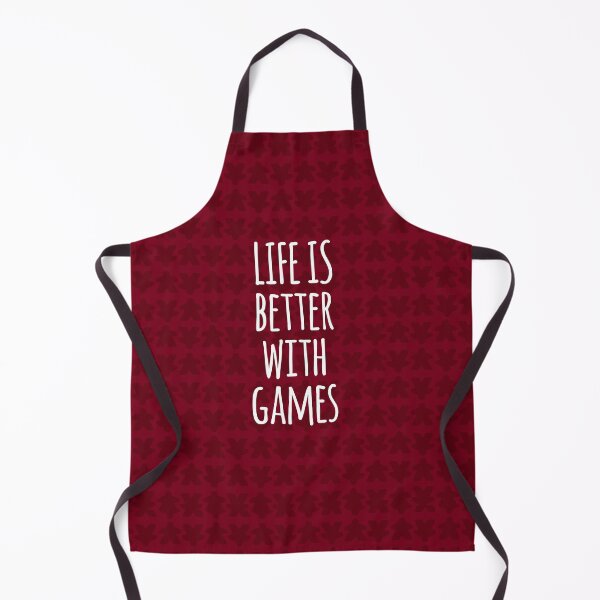 Item preview, Copy of Life is Better with Games All Red Meeples Pattern - Perfect for Board Game Lovers designed and sold by BeamGeeks.