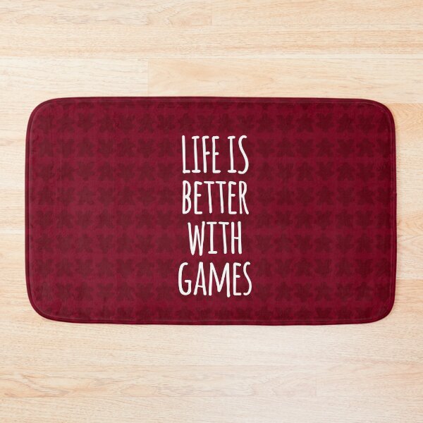 Item preview, Copy of Life is Better with Games All Red Meeples Pattern - Perfect for Board Game Lovers designed and sold by BeamGeeks.