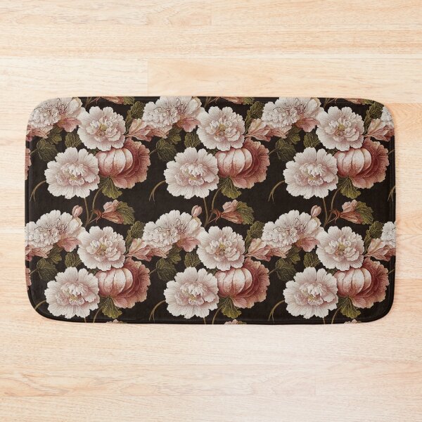 Item preview, Vintage Pink and Green Floral Pattern Muted Tones designed and sold by VintageFlorals.