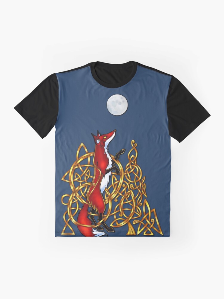 Alternate view of Fox Moon Graphic T-Shirt